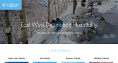 Desktop Screenshot of eastwestvacations.com